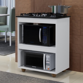 BALCAO MADEIRA P/ COOKTOP 4 BOCAS TURIM