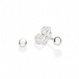 BRINCO BOLA 3MM DE PRATA 925