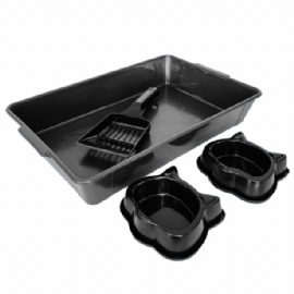 KIT BANDEJA GATOS (BLACK) FABIANO JUNIOR