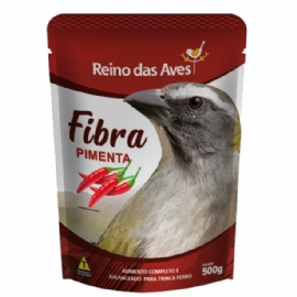 RACAO REINO DAS AVES FIBRA PIMENTA 500 GRS FABIANO JUNIOR