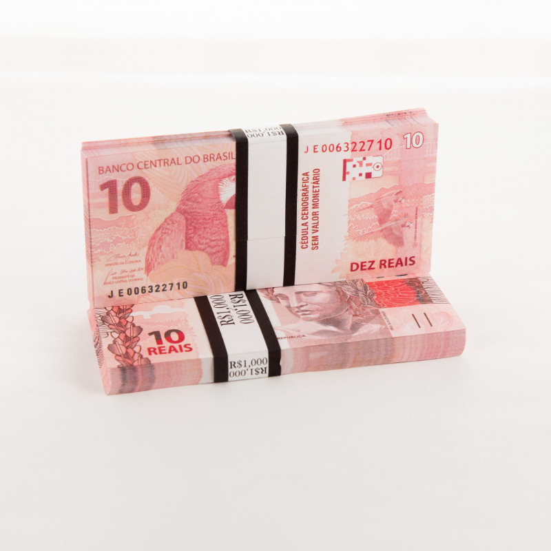 10Un Cdulas Cenogrficas de R$10,00