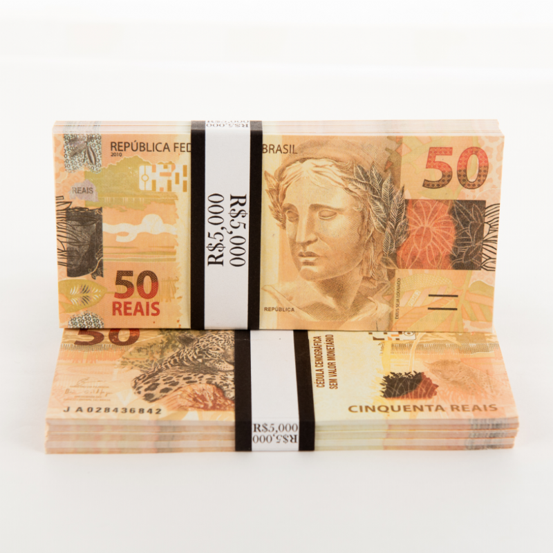 100Un Cdulas Cenogrficas de R$50,00