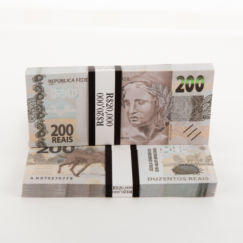 10Un Cdulas Cenogrficas de R$200,00
