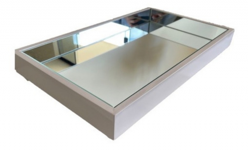 Bandeja Off-White Espelhada Flutuante 50x30