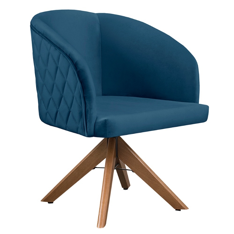 Poltrona Azul Marinho Confortse